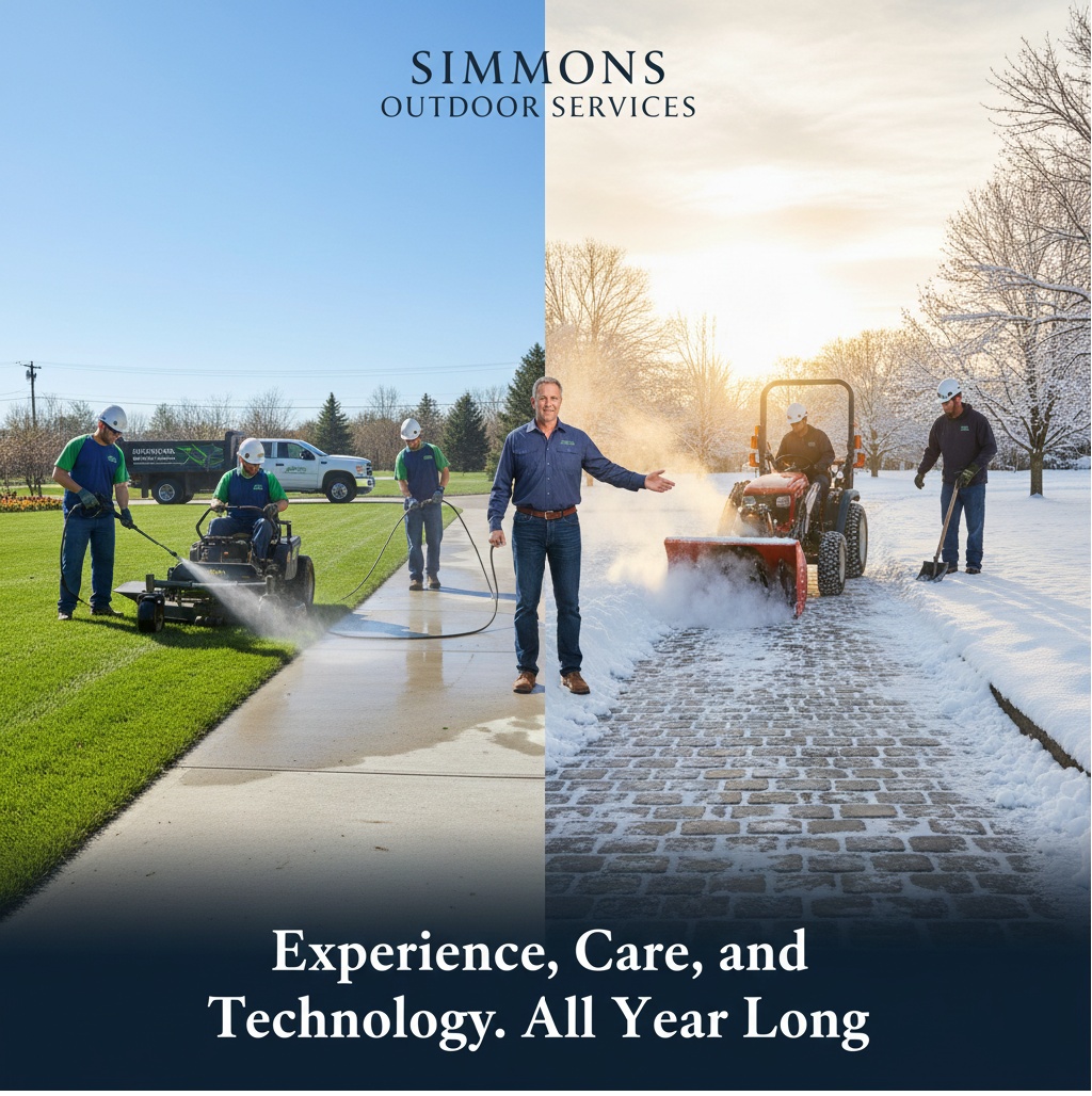 Team at North Metro Atlanta Turf and Landscape LLC. providing professional outdoor maintenance and cleaning