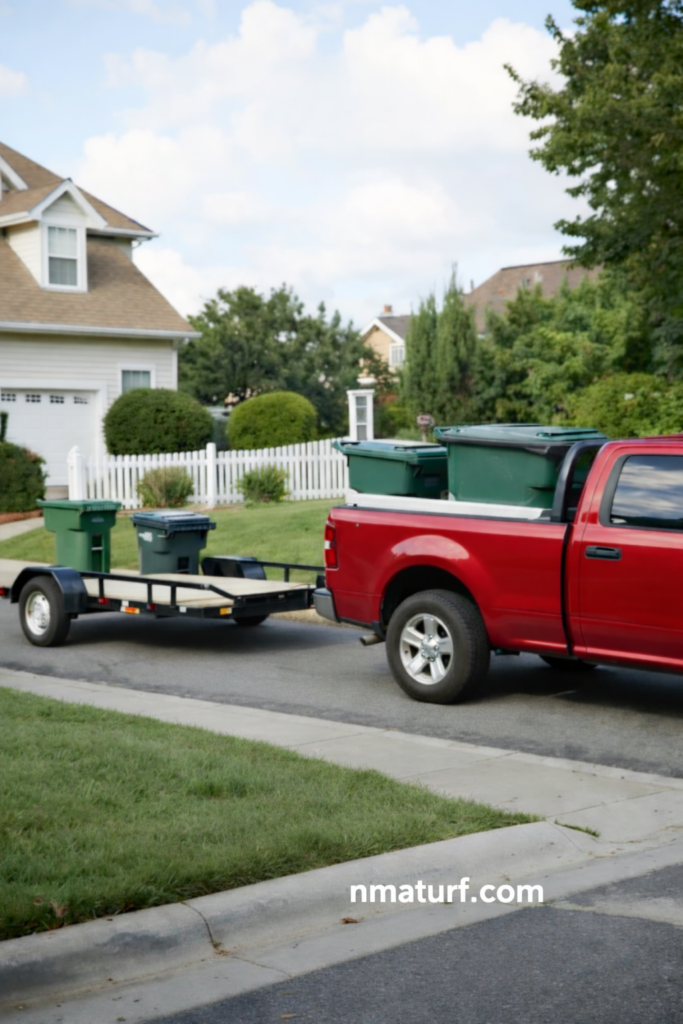 Happy clients selecting North Metro Atlanta Turf and Landscape LLC for professional lawn care and property maintenance in North Metro Atlanta