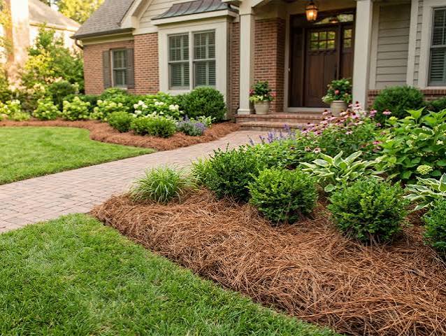 Pine straw